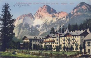 Tirol Ampezzo the Schluderbach and the Croda Rossa mountains