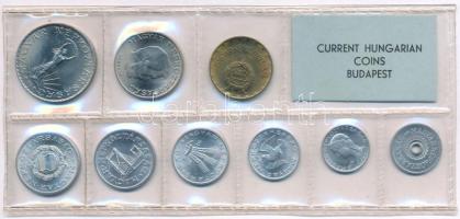 1976. 2f-10Ft (9xklf) érmés forgalmi sor fóliatokban T:UNC Adamo FO9