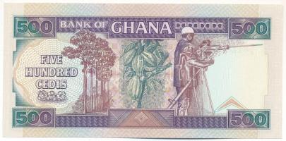 Ghána 1994. 500C T:AU 
Ghana 1994. 500 Cedis C:AU 
Krause P#28c