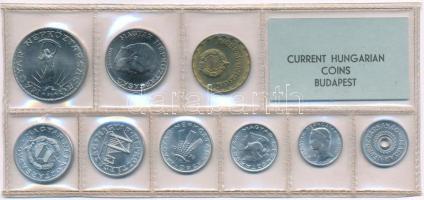 1978. 2f-10Ft (9xklf) érmés forgalmi sor fóliatokban T:UNC Adamo FO11