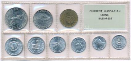 1982. 2f-20Ft (10xklf) érmés forgalmi sor fóliatokban T:UNC Adamo FO15