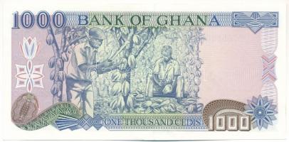 Ghána 1995. 1000C T:AU sarokhajlás
Ghana 1995. 1000 Cedis C:AU corner folds
Krause P#29b