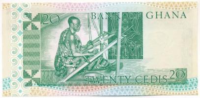 Ghána 1979. 20C T:AU sarokhajlás
Ghana 1979. 20 Cedis C:AU corner bend
Krause P#21a