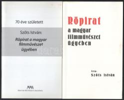 Szőts István: Röpirat a magyar filmművészet ügyében. Budapest, (1945), k.n. (Független-nyomda). Első...