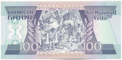 Ghána 1986. 100C T:AU 
Ghana 1986. 100 Cedis C:AU 
Krause P#26a