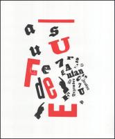 Kassák Lajos: 6 Typographia (teljes mappa), 1976. Szitanyomat, papír, részben jelzett a nyomaton. Pe...