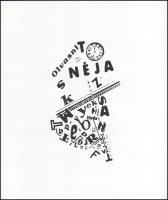 Kassák Lajos: 6 Typographia (teljes mappa), 1976. Szitanyomat, papír, részben jelzett a nyomaton. Pe...