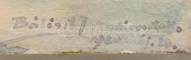 Bálint József (1886-1957), 1906 k. Nagybányán tanult: Magyar hadifogoly Vlagyivosztokban, 1920. Akva...