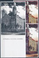 2002/19 Pesterzsébeti Zsinagóga 4 db-os emlékív garnitúra azonos sorszámmal (20.000)