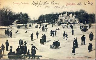 1899 Dresden Carolasee skating rink