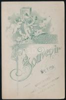 cca 1900 "Vaskapu", keményhátú fotó, feliratozva, 10,5×16,5 cm