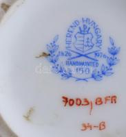 Herendi BFt Buquet de Fruits mintás porcelán váza. Kézzel festett, jelzett, hibátlan 15 cm