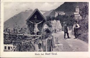 Tirol roadside crucifix and folklore (EK)