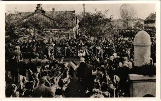 1938 Gúta, Kolárovo; bevonulás / entry of the Hungarian troops