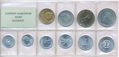 1988. 2f-20Ft (10xklf) érmés forgalmi sor fóliatokban T:UNC Adamo FO21