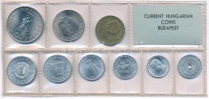 1975. 2f-10Ft (9xklf) érmés forgalmi sor fóliatokban T:UNC patina Adamo FO8