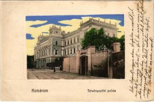 1911 Komárom, Komárno; Törvényszéki palota / court (fa)