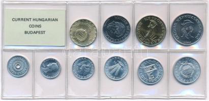 1986. 2f-20Ft (10xklf) érmés forgalmi sor fóliatokban T:UNC Adamo FO17