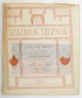 Századok legendái 1913. július. Szerk.: Virter Ferenc. Benne: Bársony István: Vadászat. Krúdy Gyula: Mátyás király válik, József Főherceg: Útiemlékeim Afrikából VII. Bp., 1913, Országos Monográfia Társaság,(Hornyánszky -ny.), XLV-LXIV+39+1 p. Gazdag képanyaggal illusztrált. Korabeli reklámokkal. Kiadói papírkötés, a külső hártyapapír gyűrött, szakadt.