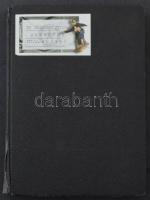 Kis cserkész gyűjtemény 6 lapos közepes berakóban, jobbakkal