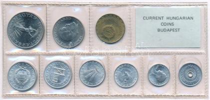 1980. 2f-10Ft (9xklf) érmés forgalmi sor fóliatokban T:UNC 
Adamo FO13