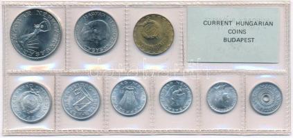 1981. 2f-10Ft (9xklf) érmés forgalmi sor fóliatokban T:UNC Adamo FO14