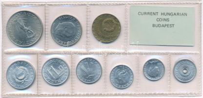 1982. 2f-20Ft (10xklf) érmés forgalmi sor fóliatokban T:UNC Adamo FO15