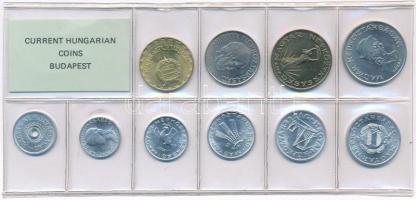 1988. 2f-20Ft (10xklf) érmés forgalmi sor fóliatokban T:UNC Adamo FO21