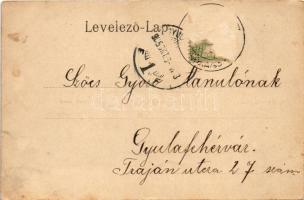 1905 Felvinc, Vintu de Sus, Unirea; Községháza, Római katolikus templom, Állami elemi iskola / town ...