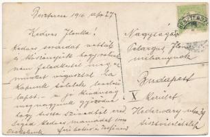 1916 Beszterce, Bistritz, Bistrita; Szentháromság templom / church. photo (EK)