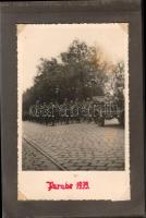 Német Birodalom Egy katona fényképalbuma 31 képpel, benne Hitler születésnapi dísszemle, katonaképek