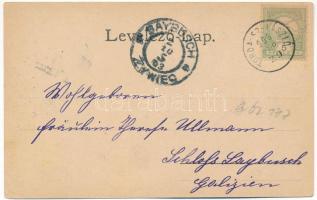 1903 Tordaszentlászló, Torda-Szent-László, Savadisla; Református templom, Gróf Mikes Miklósné kastél...