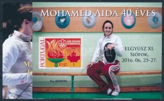 2016 Mohamed Aida 40 éves 2 klf emlékív