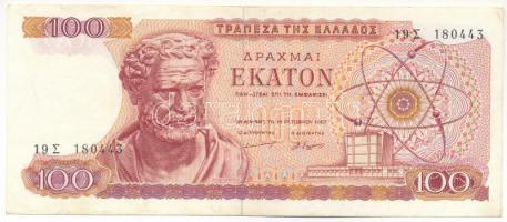 Görögország 1967. 100Dr T:F erős papír Greece 1967. 100 Drachmai C:F sturdy paper Krause P#196