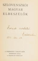 A Pozsonyi Toldy-Kör 4 kötete: Szlovenszkói magyar elbeszélők.; Szombathy Viktor: Zöld hegyek ballad...