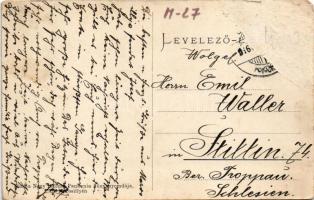 1916 Marosillye, Maros-Illye, Ilia; Járási székház. Nagy Bálint kiadása / district office (EM)