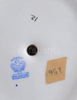 Aquincum 2 darab Búbos vöcsök. Jelzett, klf festéssel, m: 15,5 cm