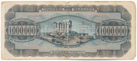 Görögország / Német megszállás 1944. 1.000.000Dr T:F,VG folt, kopott sarkok, kis szakadás
Greece / ...