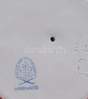 Herendi pisilő puttó. Terv.: Nemes György. Kézzel festett, jelzett, hibátlan, m: 18 cm