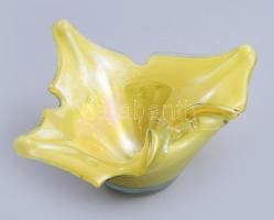 Lengyel anyagában színezett asztaldísz, jelzés nélkül, 19x14 cm