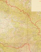 1940 Csonka-Magyarország áttekintő térképe, rajta a visszatért Felvidékkel és Kárpátaljával, és Erdé...