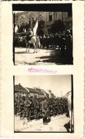 1940 Kézdivásárhely, Targu Secuiesc; bevonulás / entry of the Hungarian troops. photo (EK)