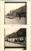 1940 Kézdivásárhely, Targu Secuiesc; bevonulás / entry of the Hungarian troops. photo