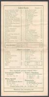 1936 Engelhardt Biere Ungarisches Gasthaus Zur Csárda, berlini magyar csárda német nyelvű ét- és ita...