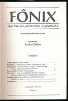 1995 Debrecen, Főnix, történelem - műveltség - hagyomány, főszerk.: Farkas Zoltán, I. szám
