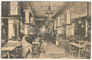 1914 Marosvásárhely, Targu Mures; Rechnitzer Adolf Corso kávéháza, belső. Vigand L. kiadása / café, interior (EK)