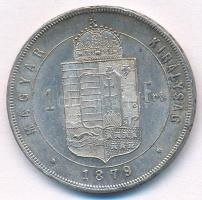 1879KB 1Ft Ag "Ferenc József / Középcímer" T:XF patina
Adamo M15