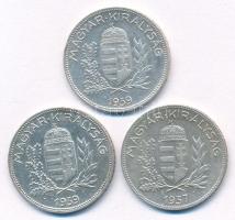 1937. 1P + 1939. 1P Ag (2x) T:AU,XF 
Adamo P6