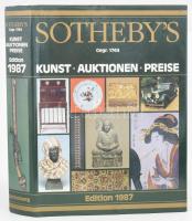 Sotheby's. Kunst, Auktionen, Preise. 1987, Battenberg. Kiadói egészvászon kötés, papír védőborítóval, jó állapotban.