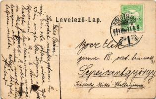 1911 Kolozsvár, Cluj; Sétatéri tó / park, promenade lake (EK)